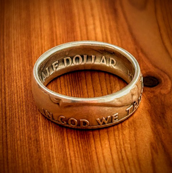 In God We Trust Half Dollar Ring