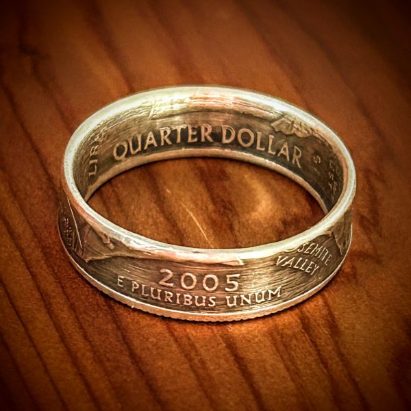 State Silver Quarter Ring - Image 3