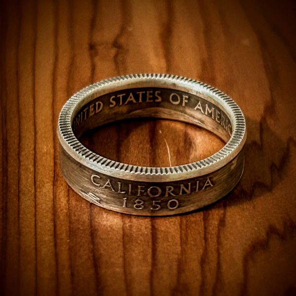 State Silver Quarter Ring